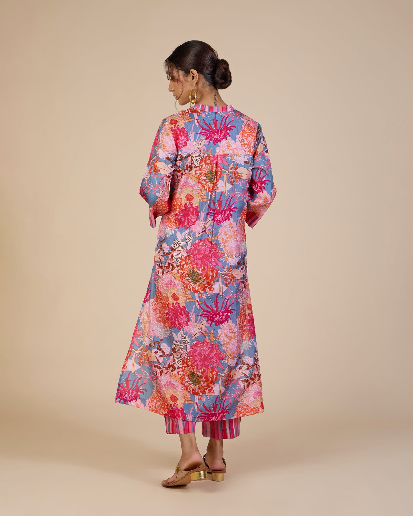 Pink Daisies Co-Ord Set – Silk Route Collection