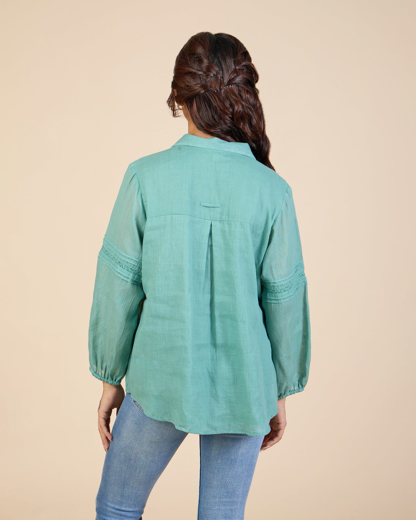 Embroidered Green Shirt – Heidi of the Hills Collection