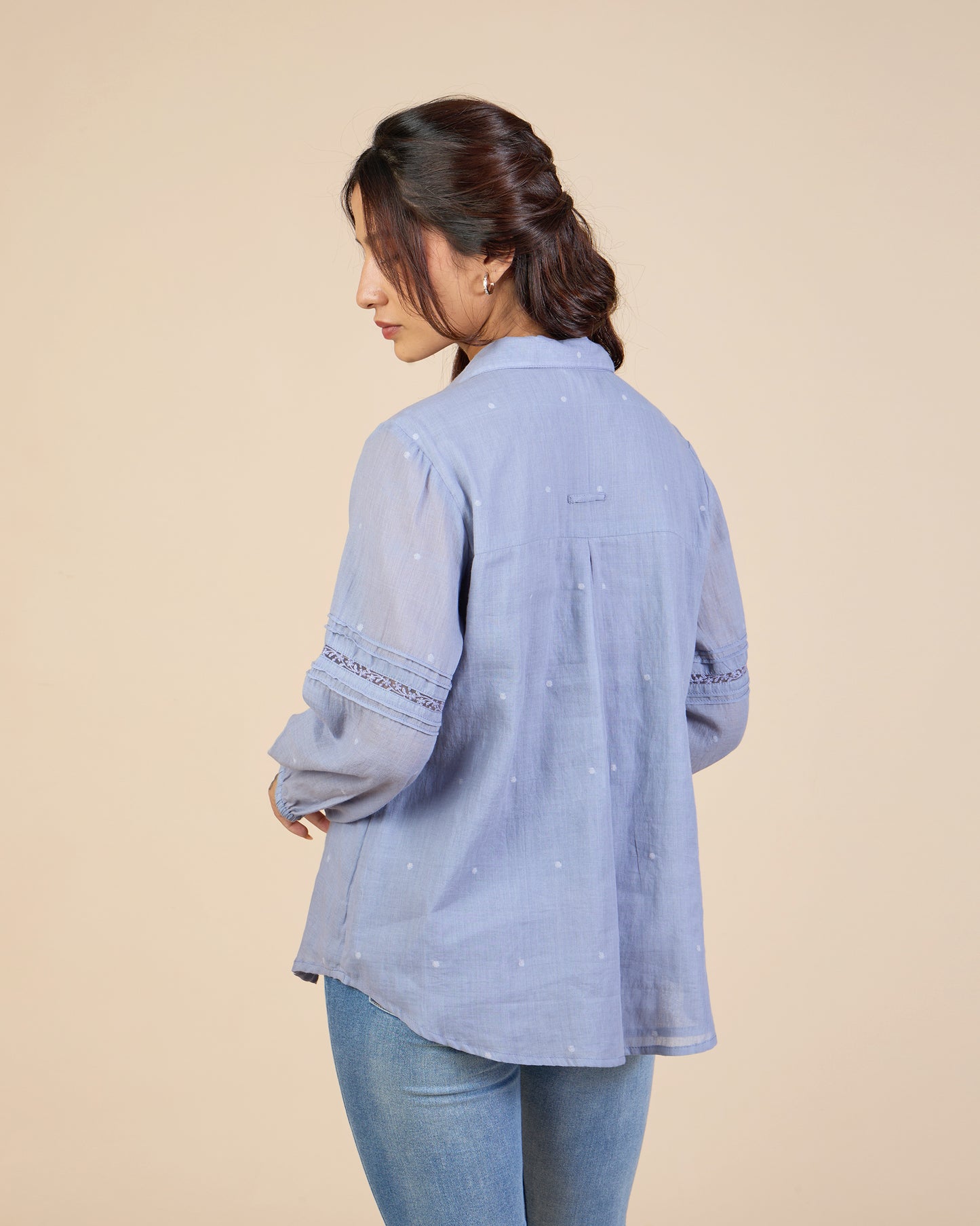 Embroidered Lavender Shirt – Heidi of the Hills Collection