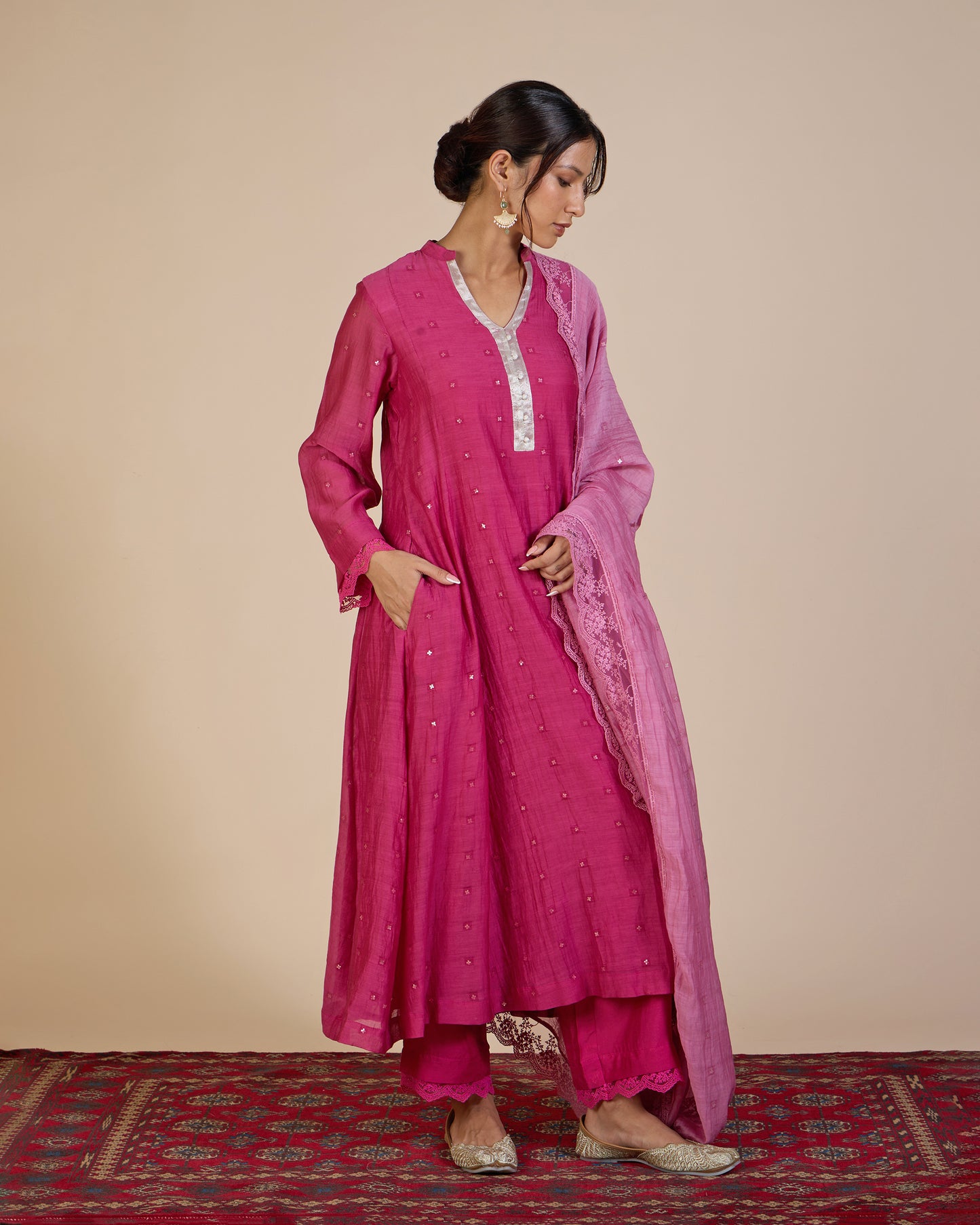 Fuchsia & Soft Pink Ethnic Set – Venus Rising Collection
