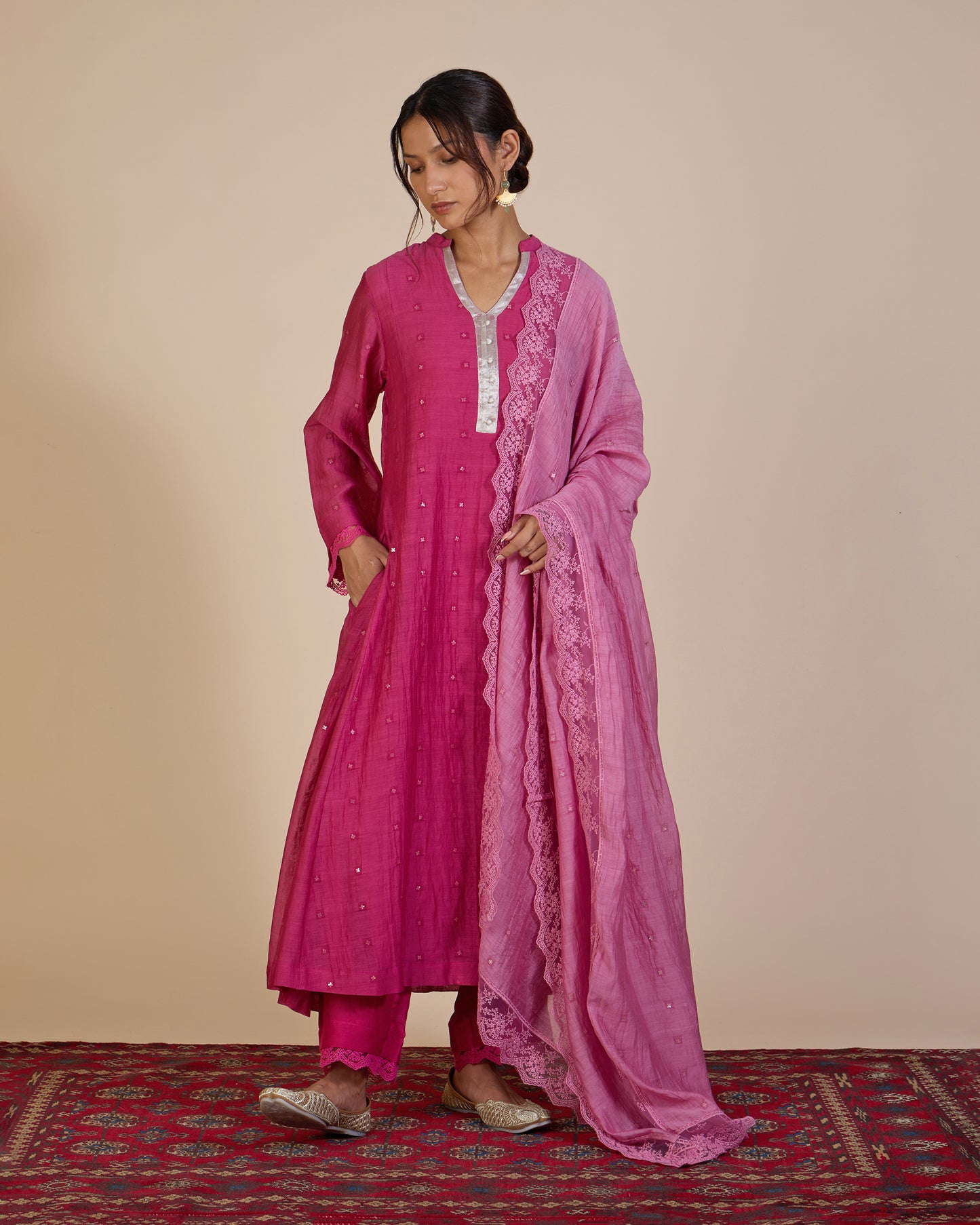Fuchsia & Soft Pink Ethnic Set – Venus Rising Collection