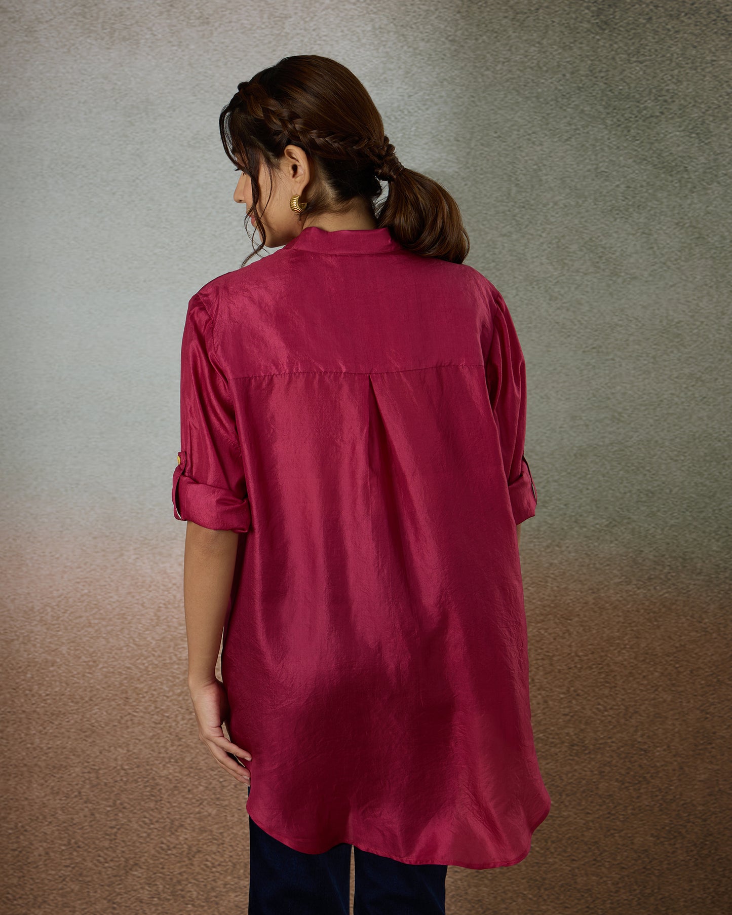 Berry Oversized Shirt - Heidi of the Hills Collection