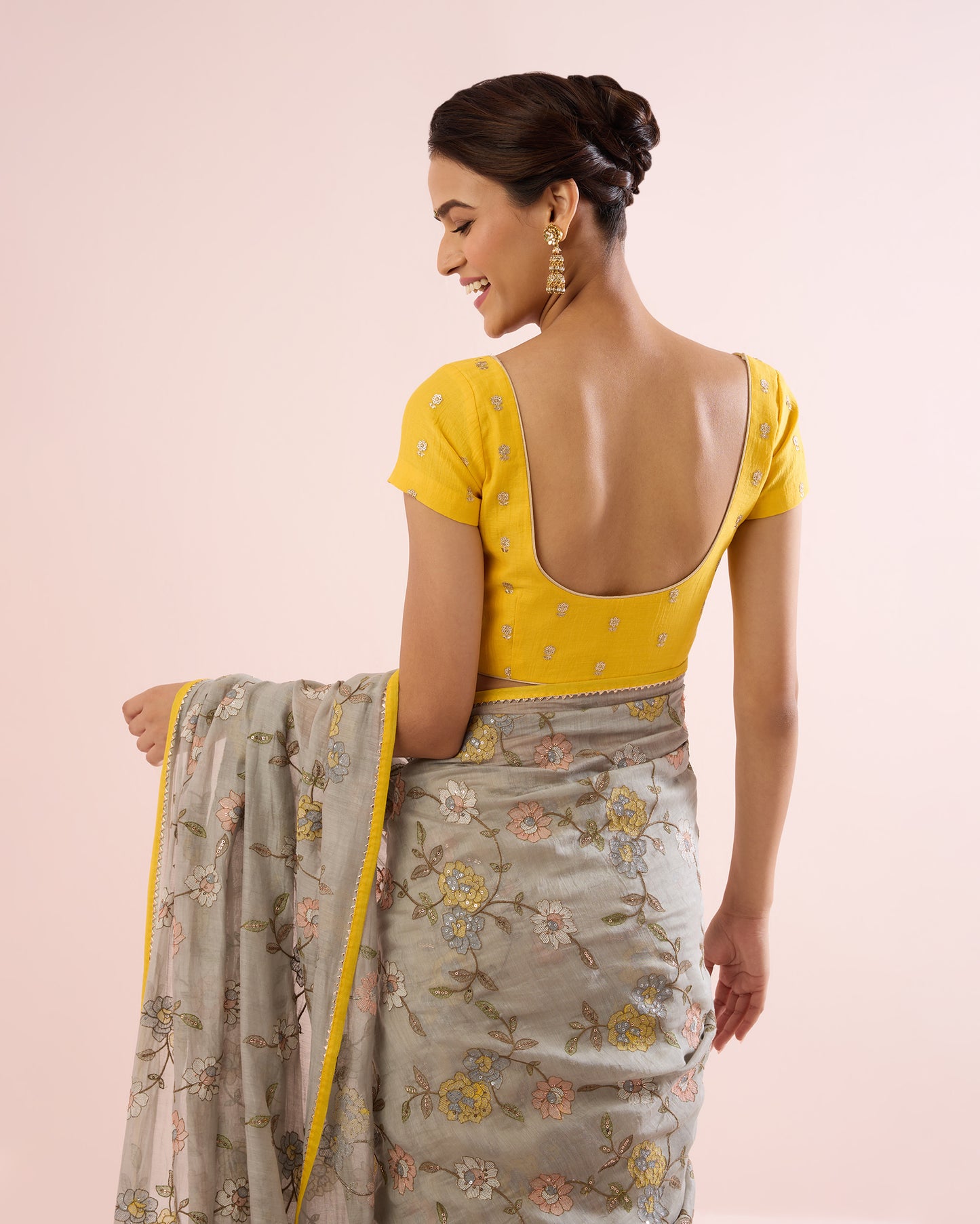 CORN YELLOW BLOUSE WITH SLEEVES