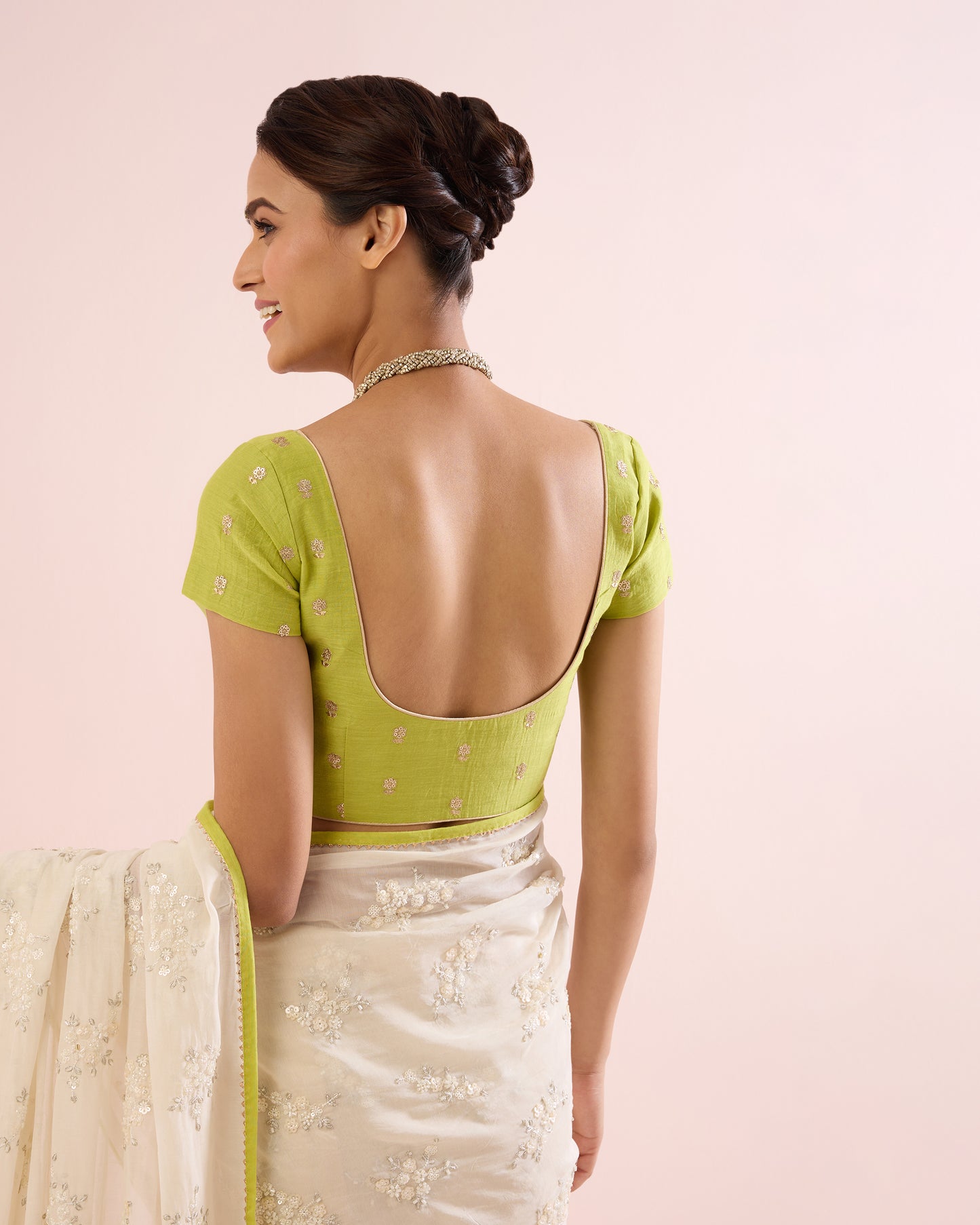 GREEN APPLE BLOUSE WITH SLEEVES