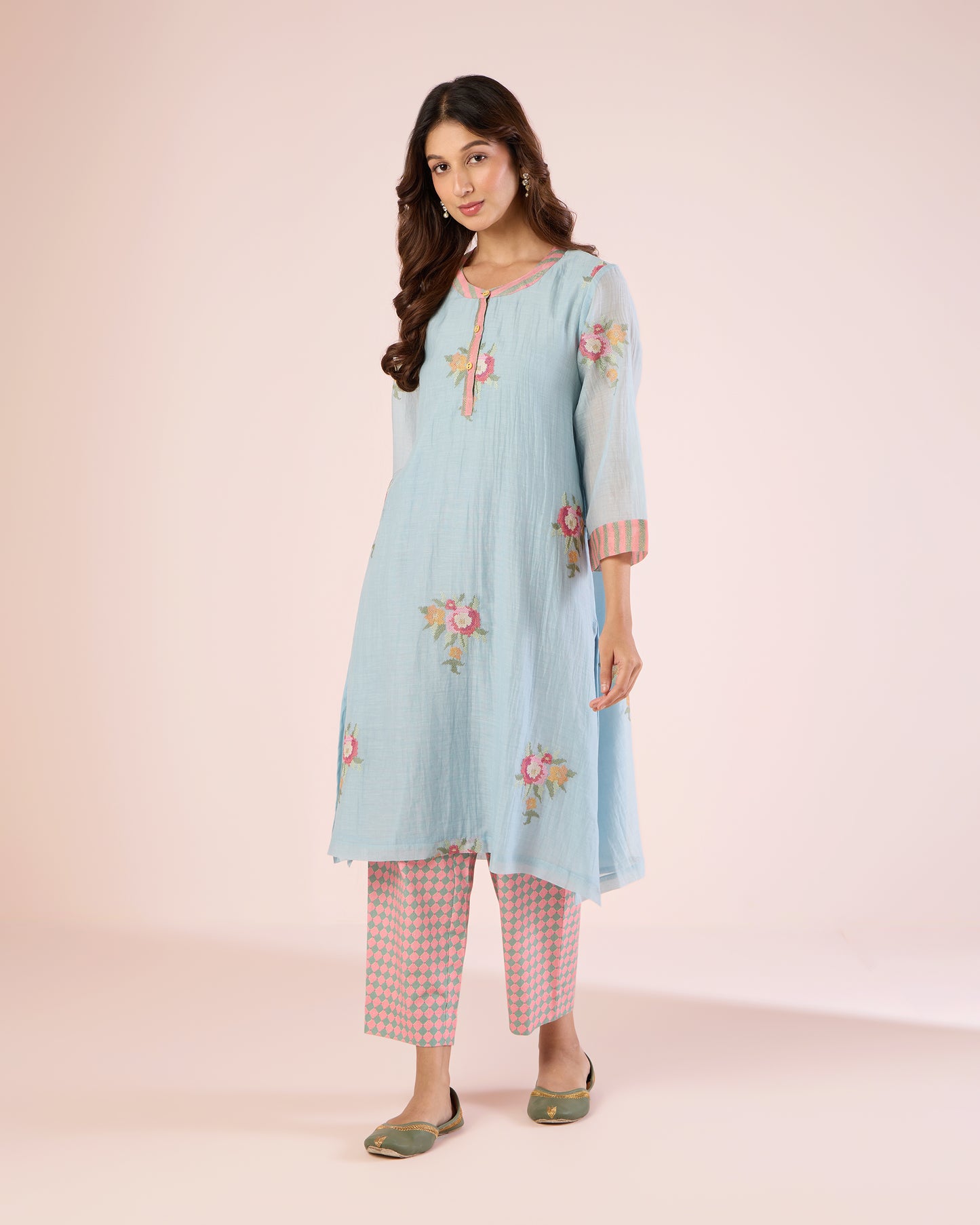 Briar Rose Co-Ord - Sky & Pink