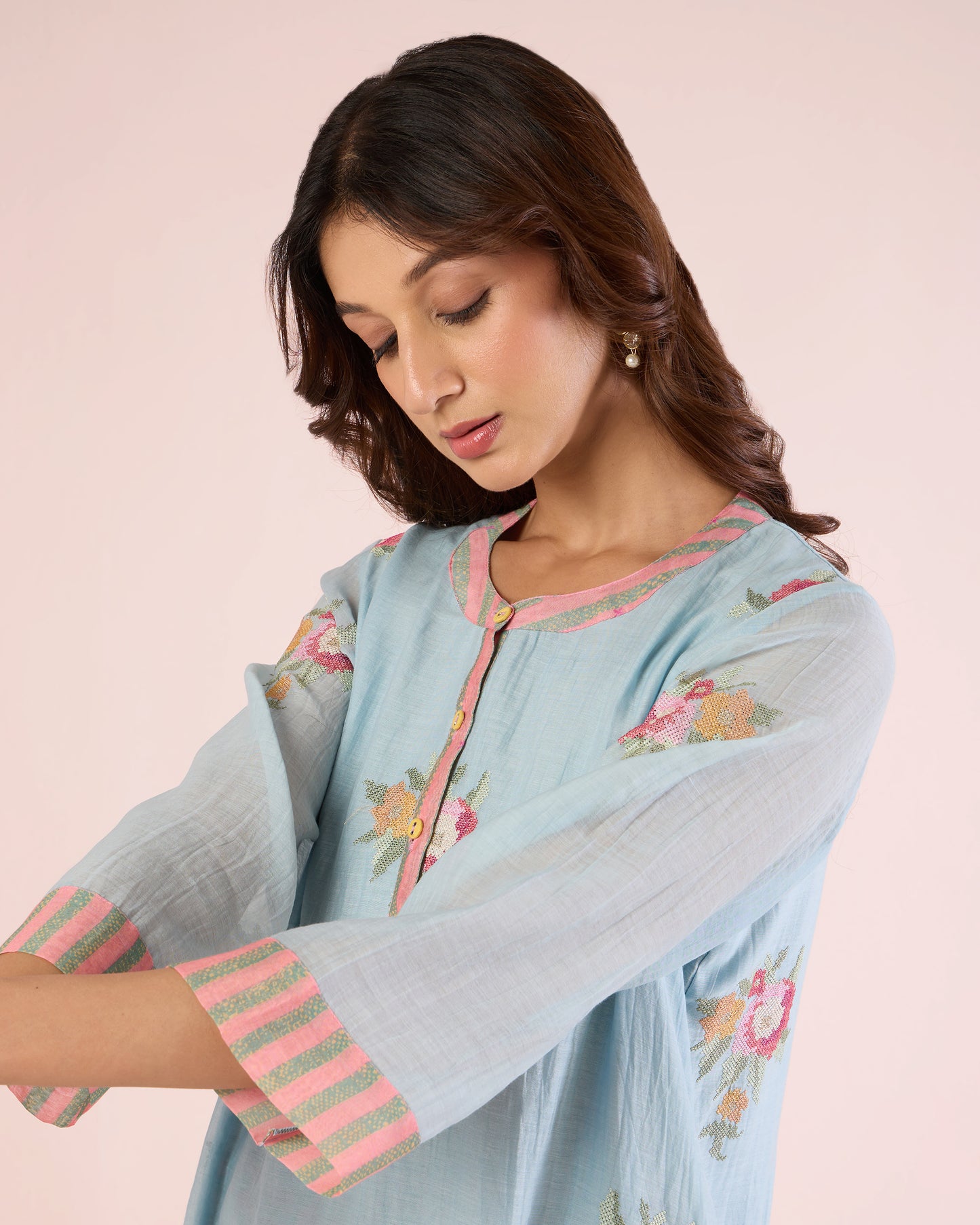 Briar Rose Co-Ord - Sky & Pink
