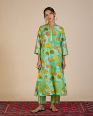 Pistachio Mosaic Co-Ord Set – Silk Route Collection