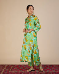 Pistachio Mosaic Co-Ord Set – Silk Route Collection