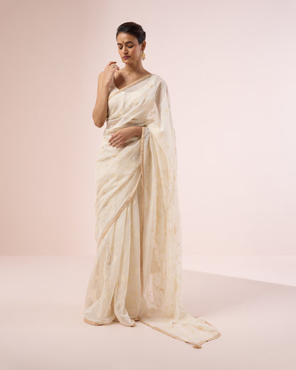 Camelia Chanderi Silk Saree