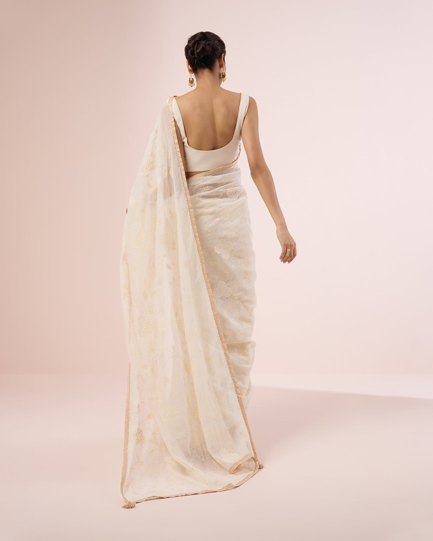 Camelia Chanderi Silk Saree