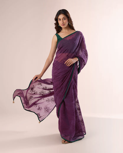 JAMUN — Chanderi Silk Saree