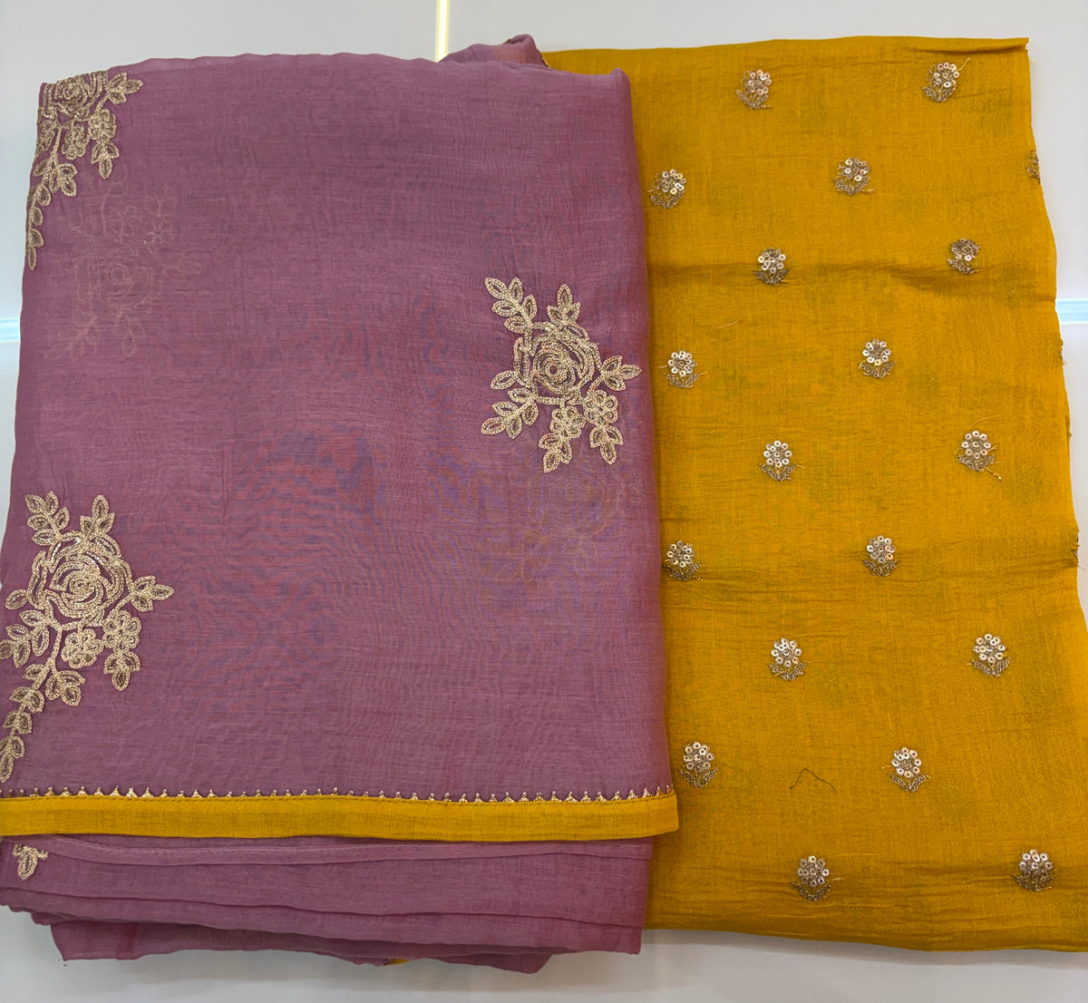 AMARYLLIS | Pink Chanderi Silk Saree